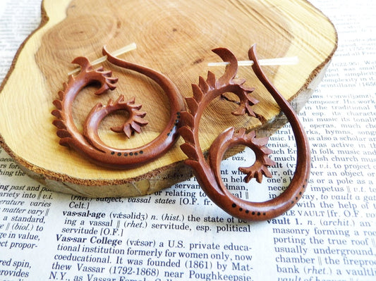 Dragon Festival Hoops Wood Unisex